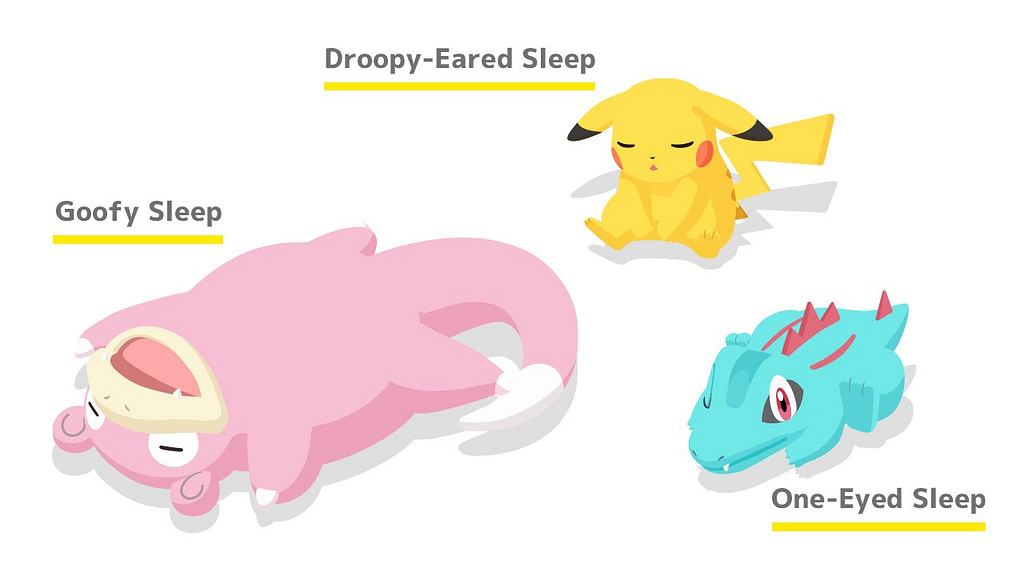 Pokémon Sleep - rare sleep styles
