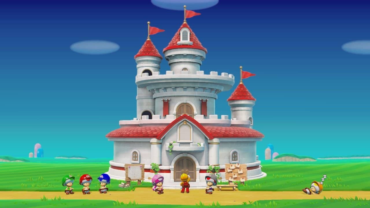 Super Mario Maker 2 - Castle in progress